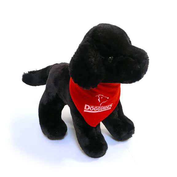 Plush Puppy - Black Lab - Click Image to Close