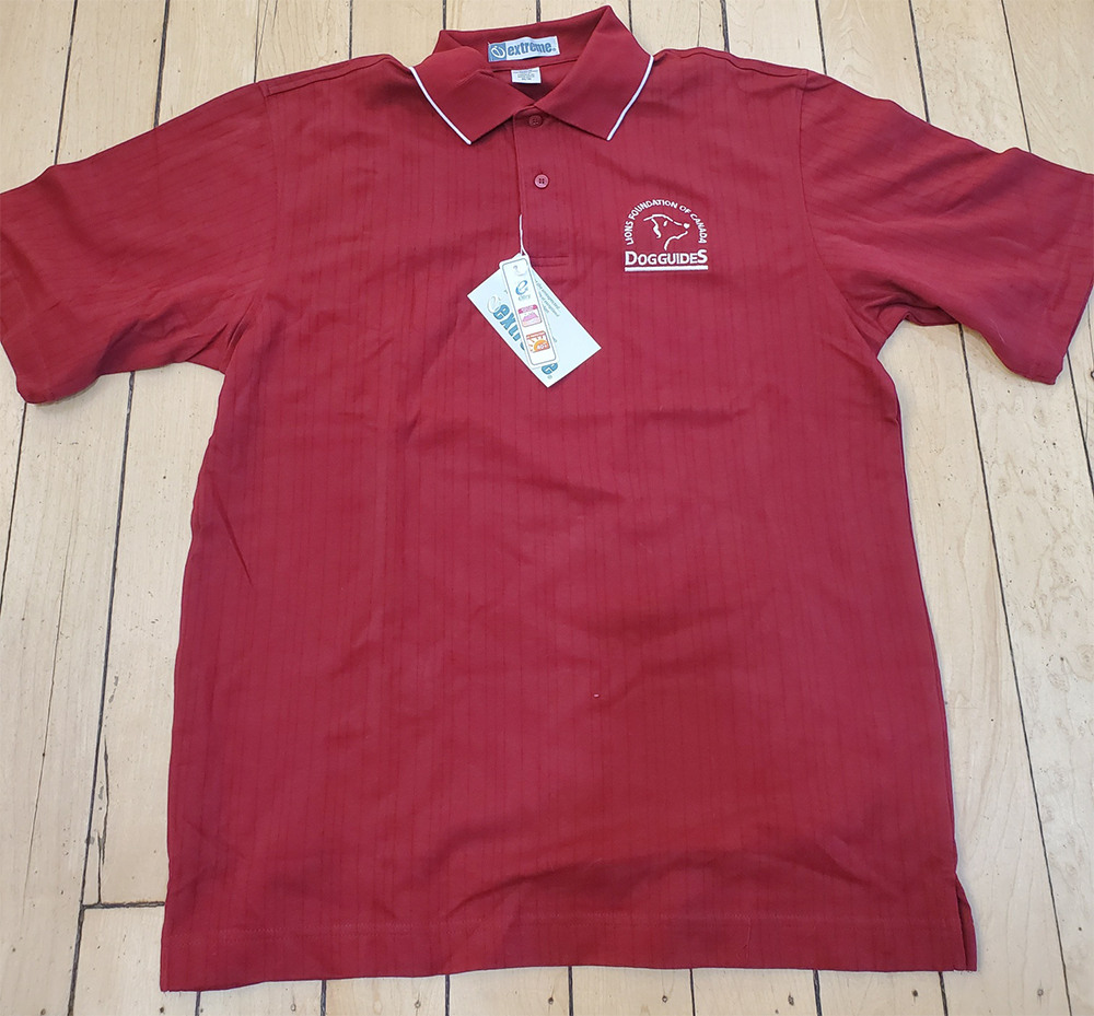 Crimson Red Golf Shirt - Click Image to Close
