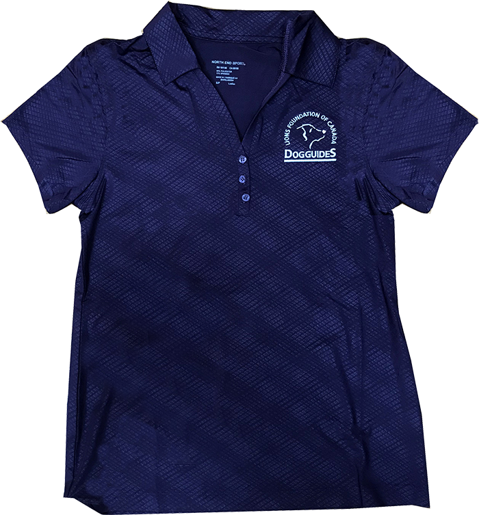 Ladies Purple Golf Shirt